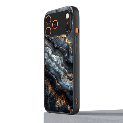Arctic Stone iphone 17 pro max mobile cover | shockproof glass phone case