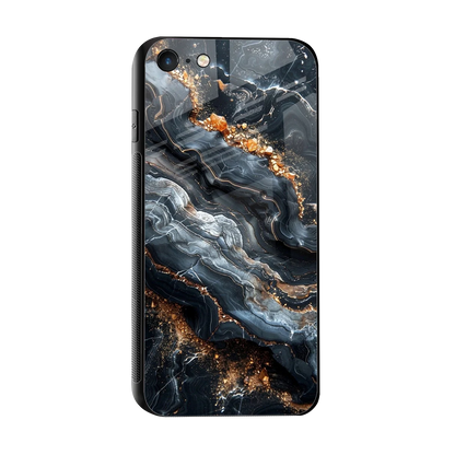 Arctic Stone sleek iphone 7 cover with tempered glass back and TPU edges