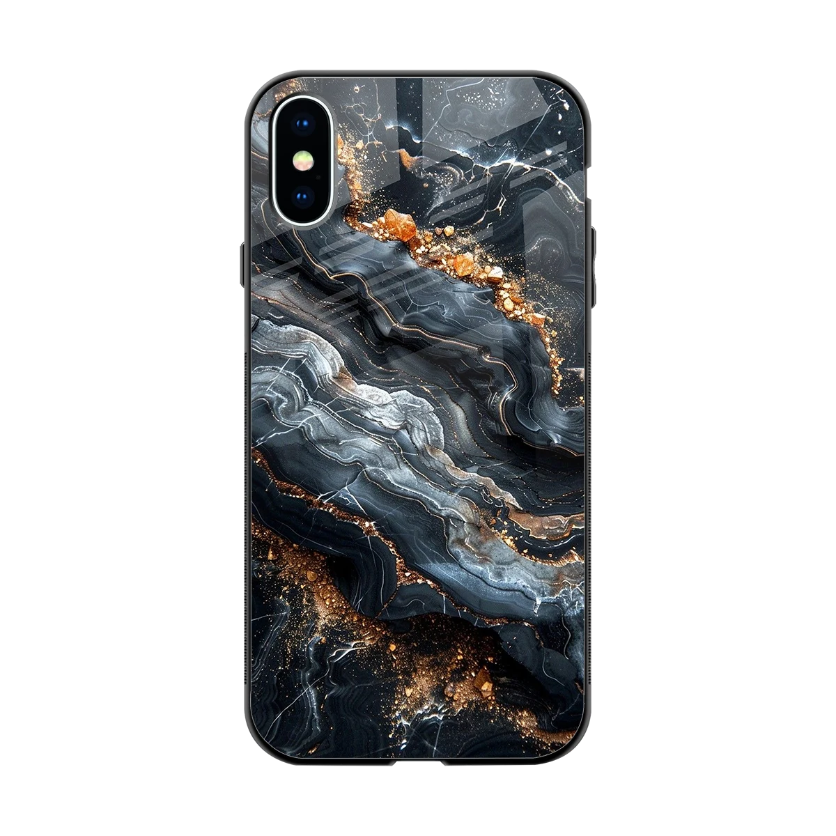 Arctic Stone back phone cover | glass case for iphone x