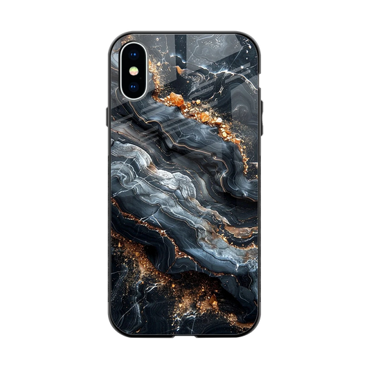 Arctic Stone back phone cover | glass case for iphone x
