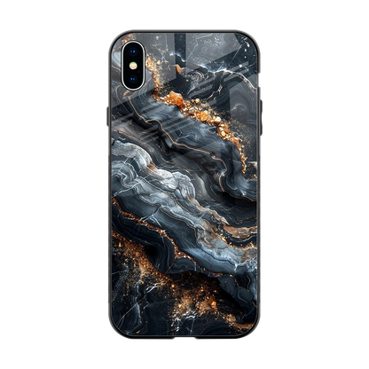 Arctic Stone back phone cover | glass case for iphone xs max
