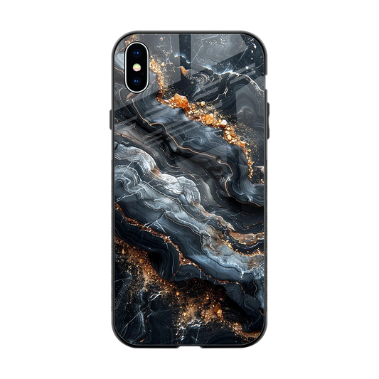 Arctic Stone back phone cover | glass case for iphone xs max