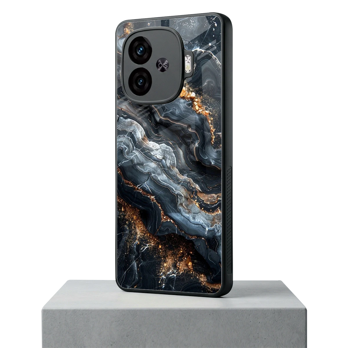 Arctic Stone iqoo neo 10r 5g mobile cover | shockproof glass phone case