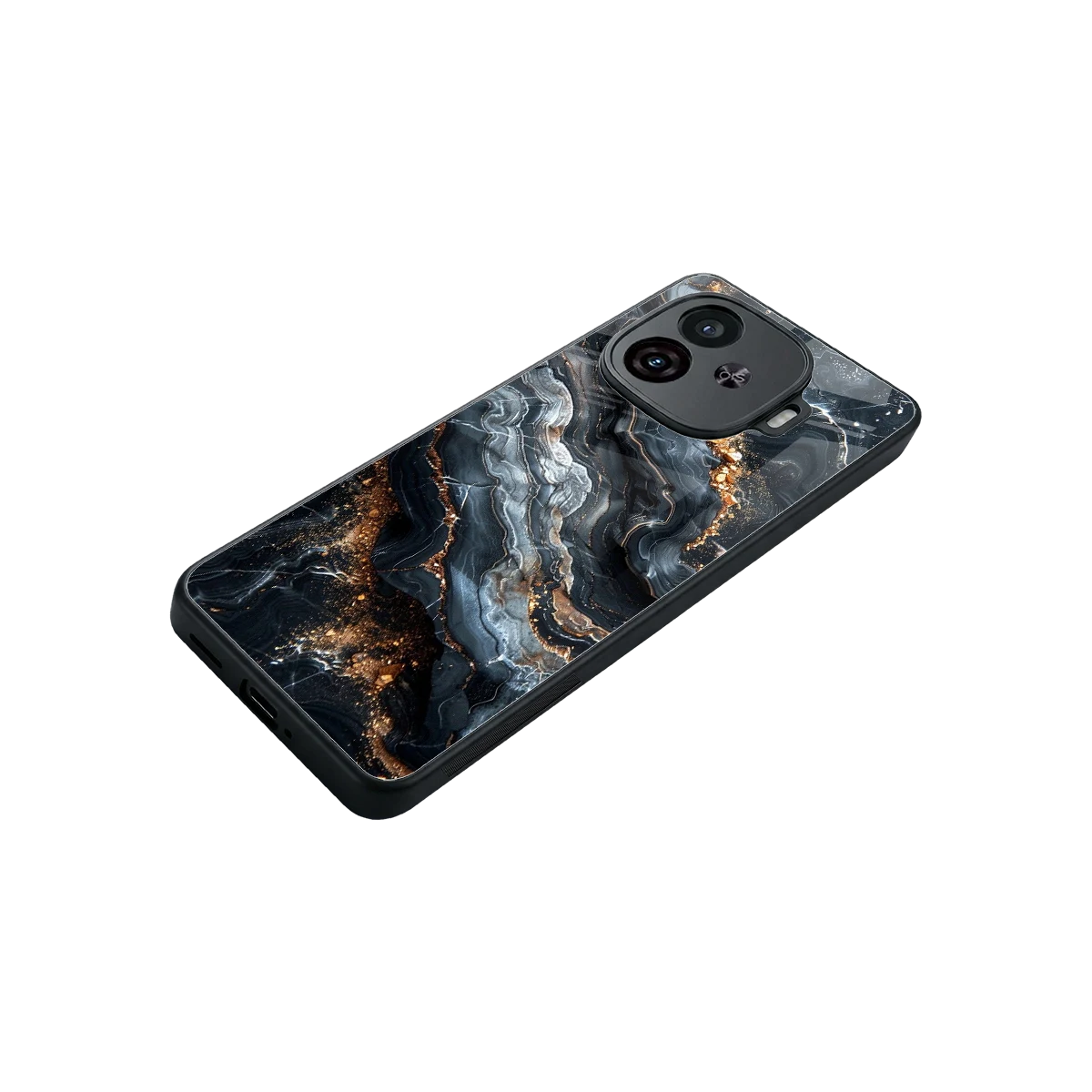 Arctic Stone stylish phone case for iqoo neo 10r 5g | glossy glass and slim fit