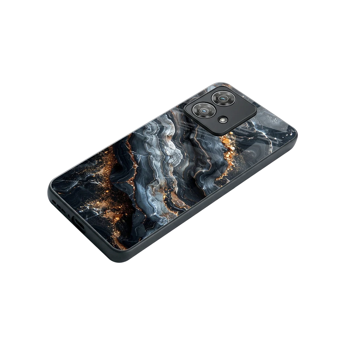 Arctic Stone stylish phone case for motorola edge 40 neo 5g | glossy glass and slim fit