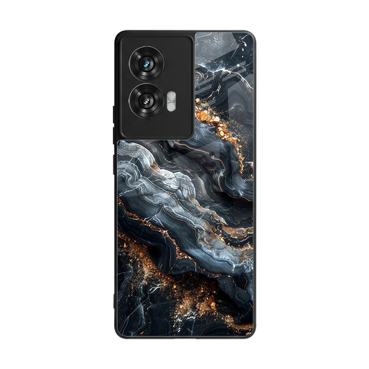 Arctic Stone back phone cover | glass case for motorola edge 50 fusion