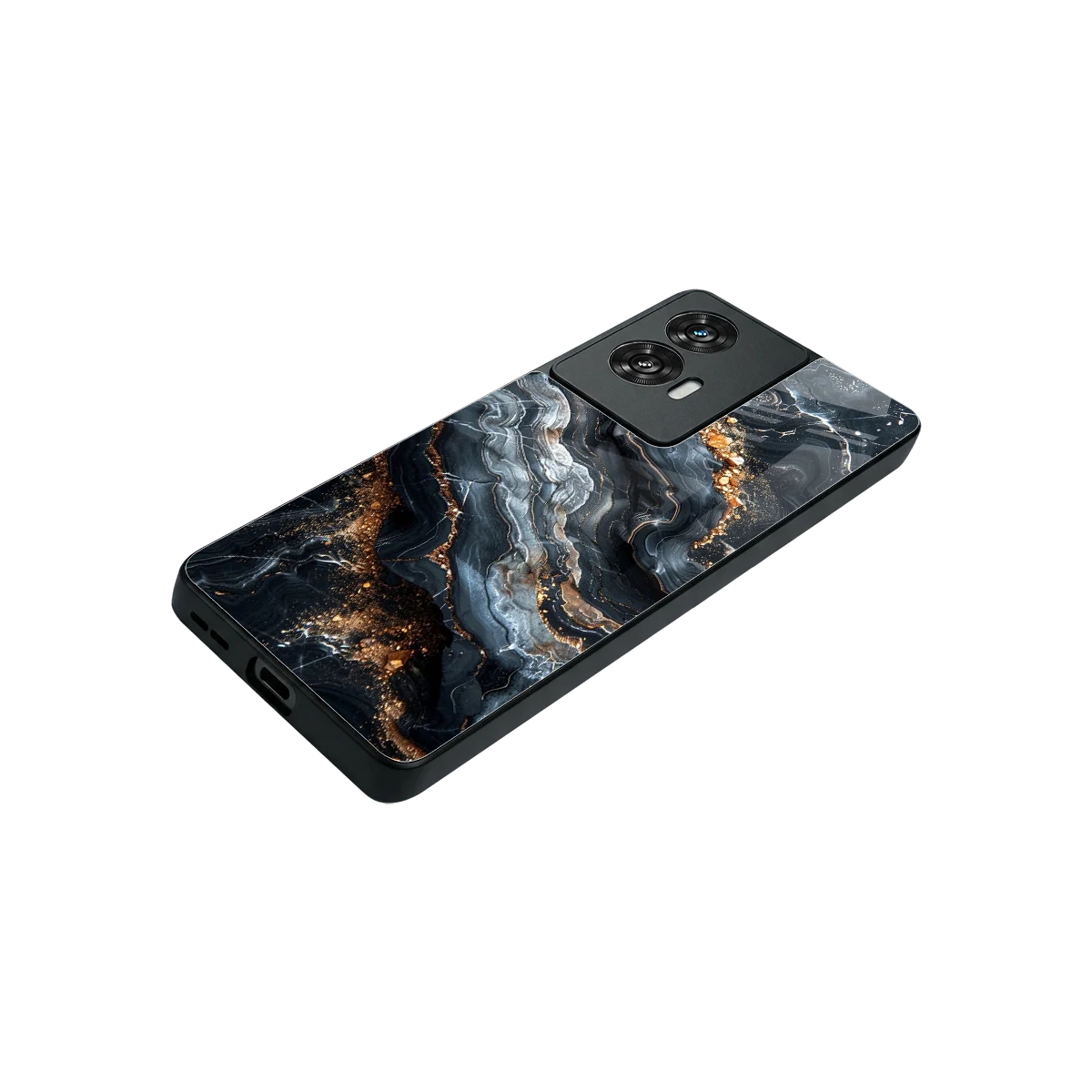 Arctic Stone stylish phone case for motorola edge 50 fusion | glossy glass and slim fit
