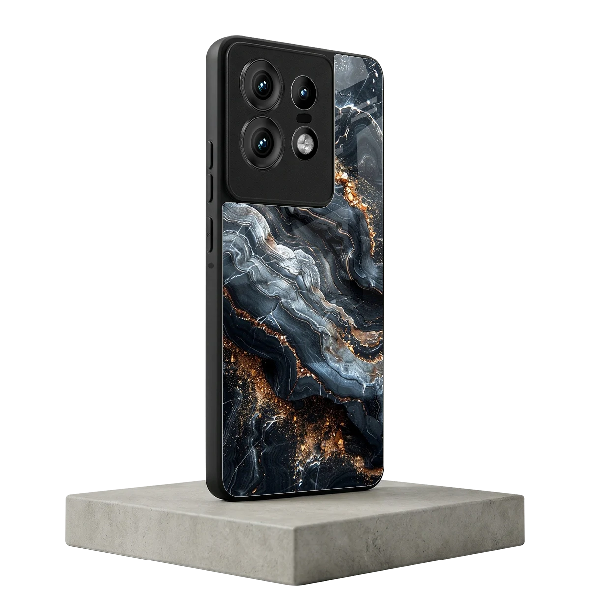 Arctic Stone motorola edge 50 pro mobile cover | shockproof glass phone case