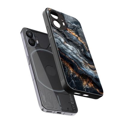 Arctic Stone sleek nothing phone 2 cover with tempered glass back and TPU edges