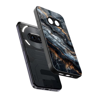 Arctic Stone sleek nothing phone 2a cover with tempered glass back and TPU edges