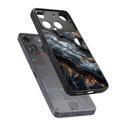 Arctic Stone sleek nothing phone 3 cover with tempered glass back and TPU edges