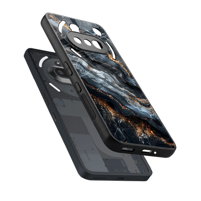 Arctic Stone sleek nothing phone 3a cover with tempered glass back and TPU edges