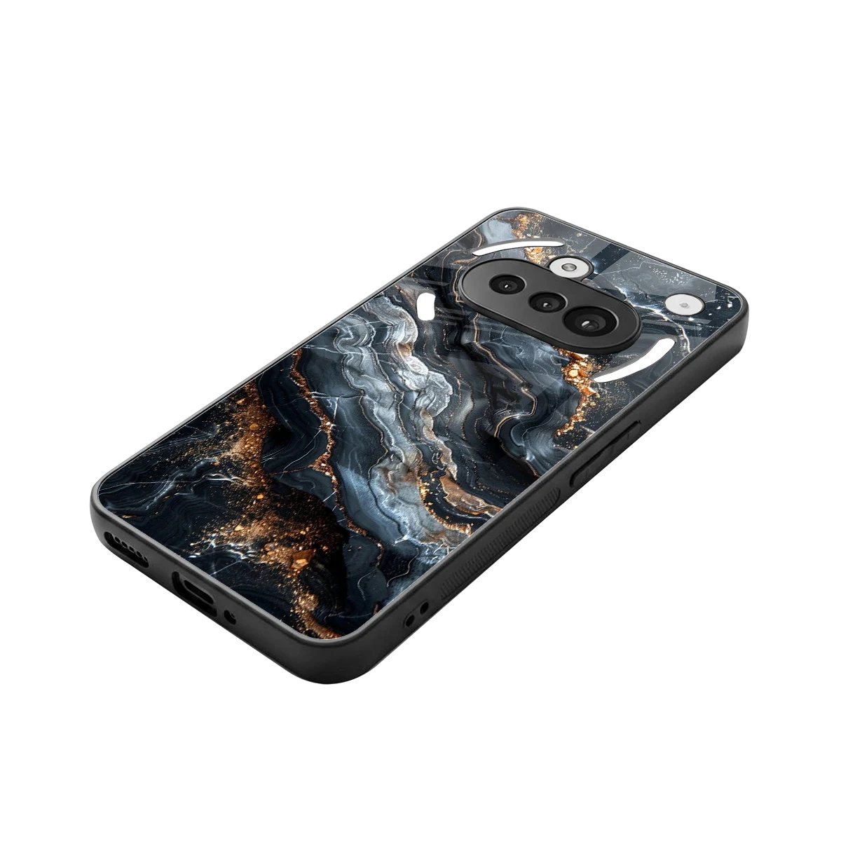 Arctic Stone stylish phone case for nothing phone 3a | glossy glass and slim fit