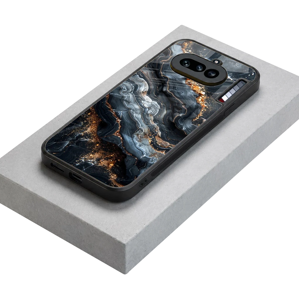 Arctic Stone stylish phone case for nothing phone 4a | glossy glass and slim fit