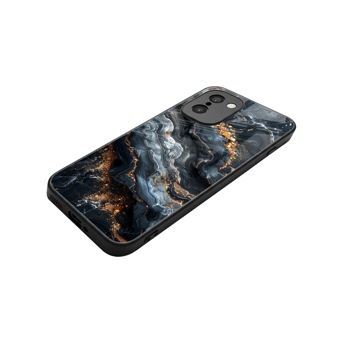 Arctic Stone stylish phone case for oneplus 15r | glossy glass and slim fit