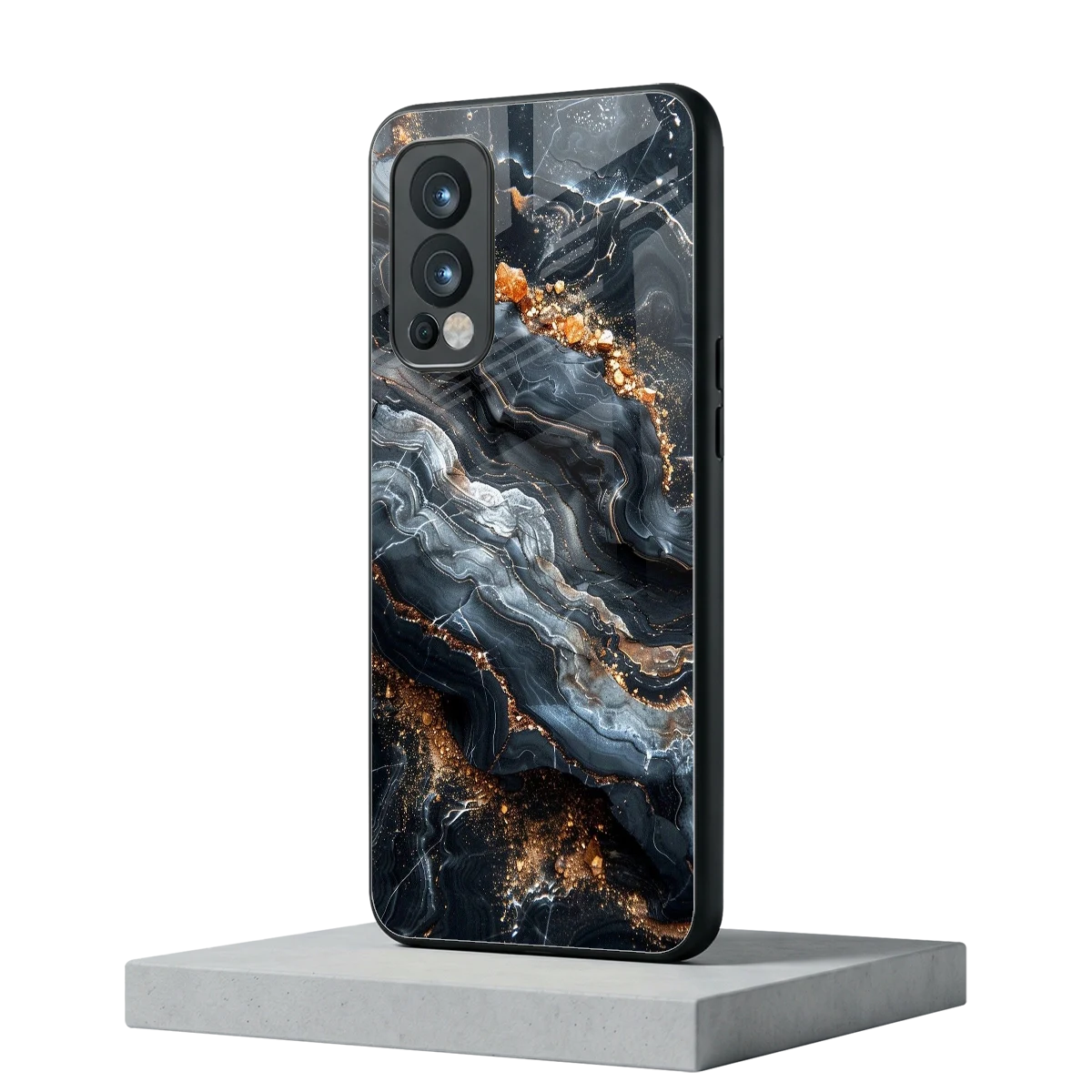 Arctic Stone oneplus nord 2 mobile cover | shockproof glass phone case