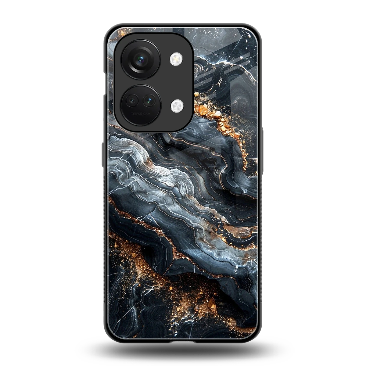 Arctic Stone back phone cover | glass case for oneplus nord 3