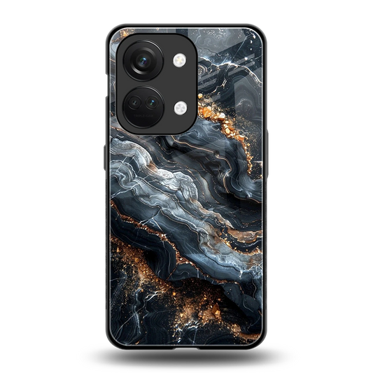 Arctic Stone back phone cover | glass case for oneplus nord 3