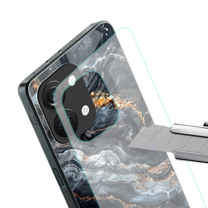 Arctic Stone stylish phone case for oneplus nord 3 | glossy glass and slim fit