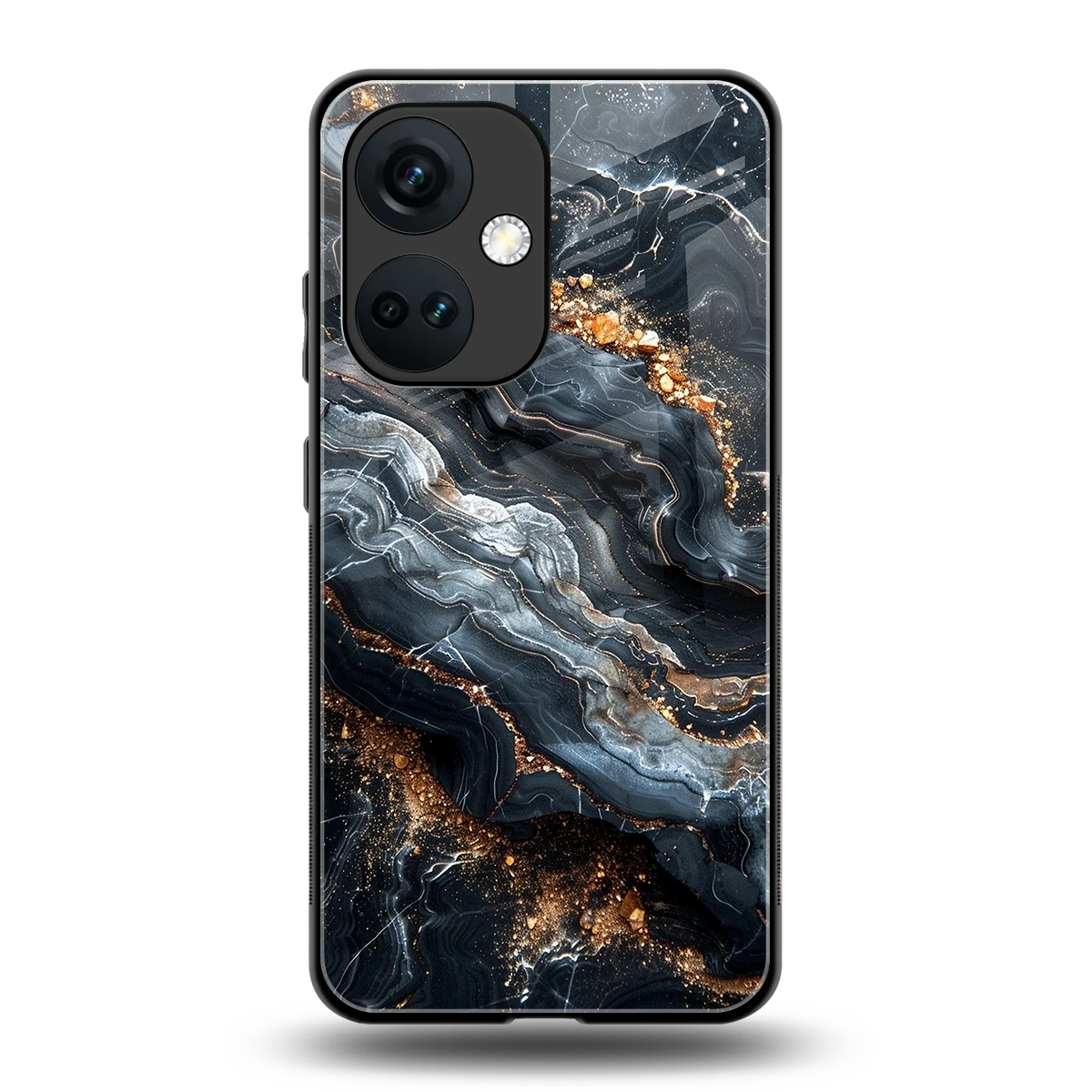 Arctic Stone back phone cover | glass case for oneplus nord ce 3