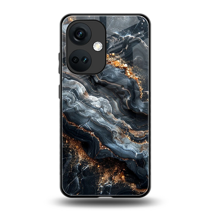 Arctic Stone back phone cover | glass case for oneplus nord ce 3