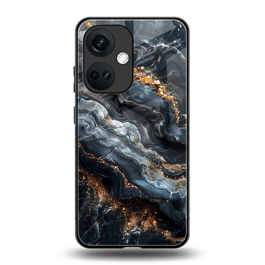 Arctic Stone back phone cover | glass case for oneplus nord ce 3