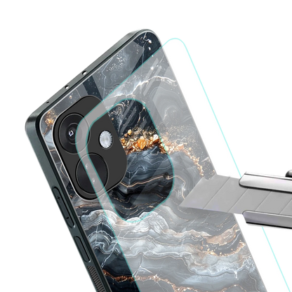 Arctic Stone stylish phone case for oneplus nord ce 3 | glossy glass and slim fit