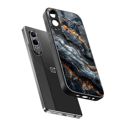 Arctic Stone sleek oneplus nord ce 4 lite cover with tempered glass back and TPU edges