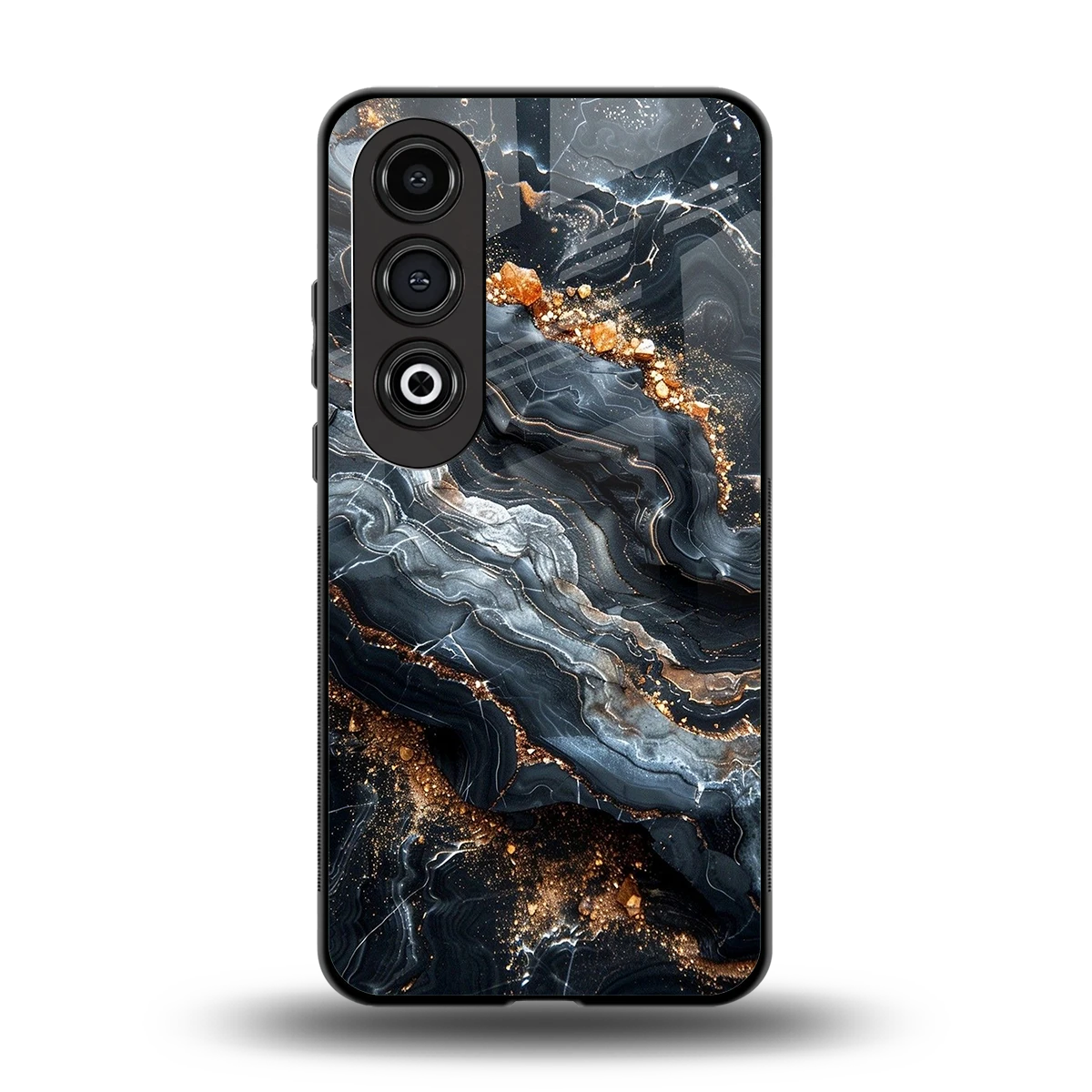 Arctic Stone back phone cover | glass case for oneplus nord ce 4