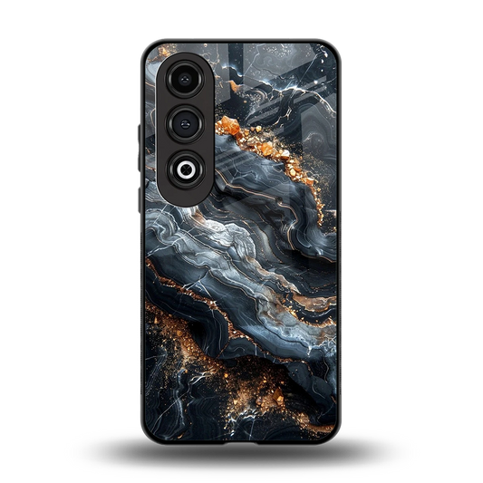 Arctic Stone back phone cover | glass case for oneplus nord ce 4