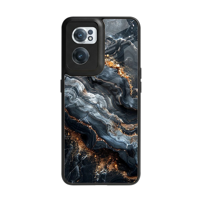 Arctic Stone back phone cover | glass case for oneplus nord ce 2