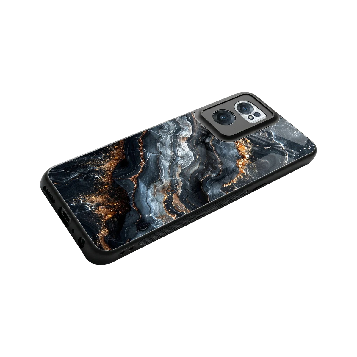 Arctic Stone stylish phone case for oneplus nord ce 2 | glossy glass and slim fit