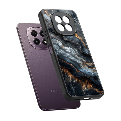 Arctic Stone sleek oppo f29 5g cover with tempered glass back and TPU edges