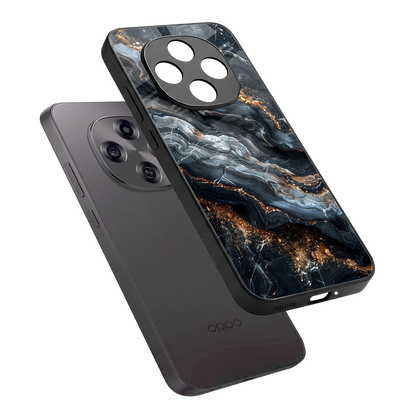 Arctic Stone sleek oppo f31 pro 5g cover with tempered glass back and TPU edges