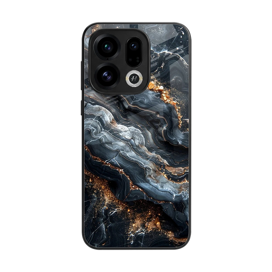 Arctic Stone back phone cover | glass case for oppo find x9