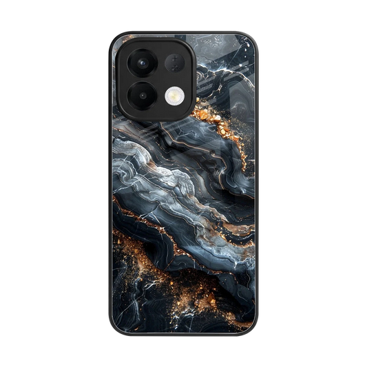 Arctic Stone back phone cover | glass case for oppo k13 5g
