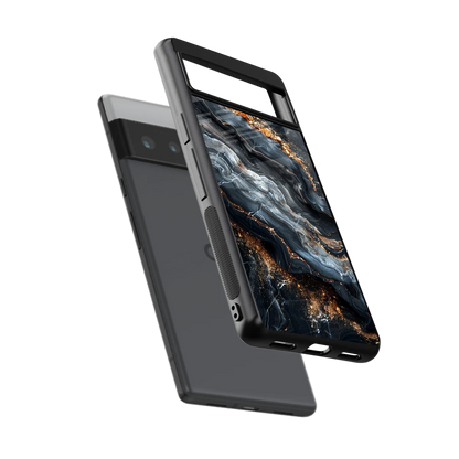 Arctic Stone sleek google pixel 6 pro cover with tempered glass back and TPU edges