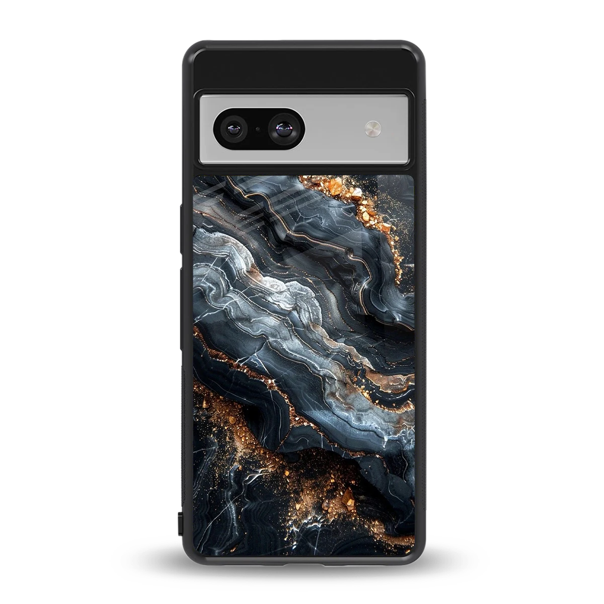 Arctic Stone back phone cover | glass case for google pixel 7a