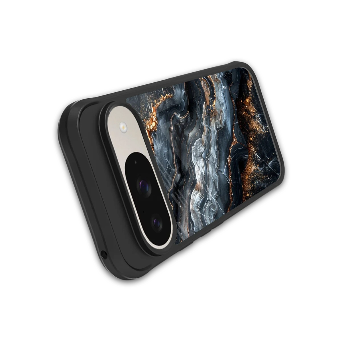 Arctic Stone stylish phone case for google pixel 9 | glossy glass and slim fit