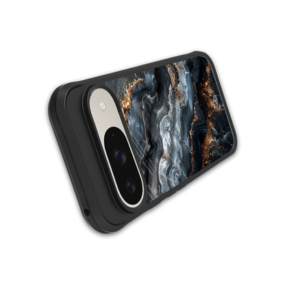 Arctic Stone stylish phone case for google pixel 9 | glossy glass and slim fit