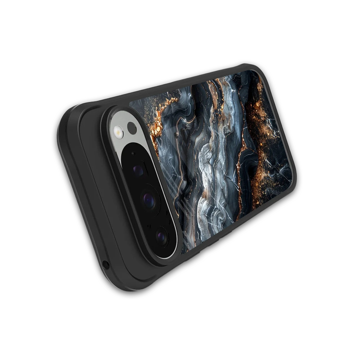 Arctic Stone stylish phone case for google pixel 9 pro xl | glossy glass and slim fit
