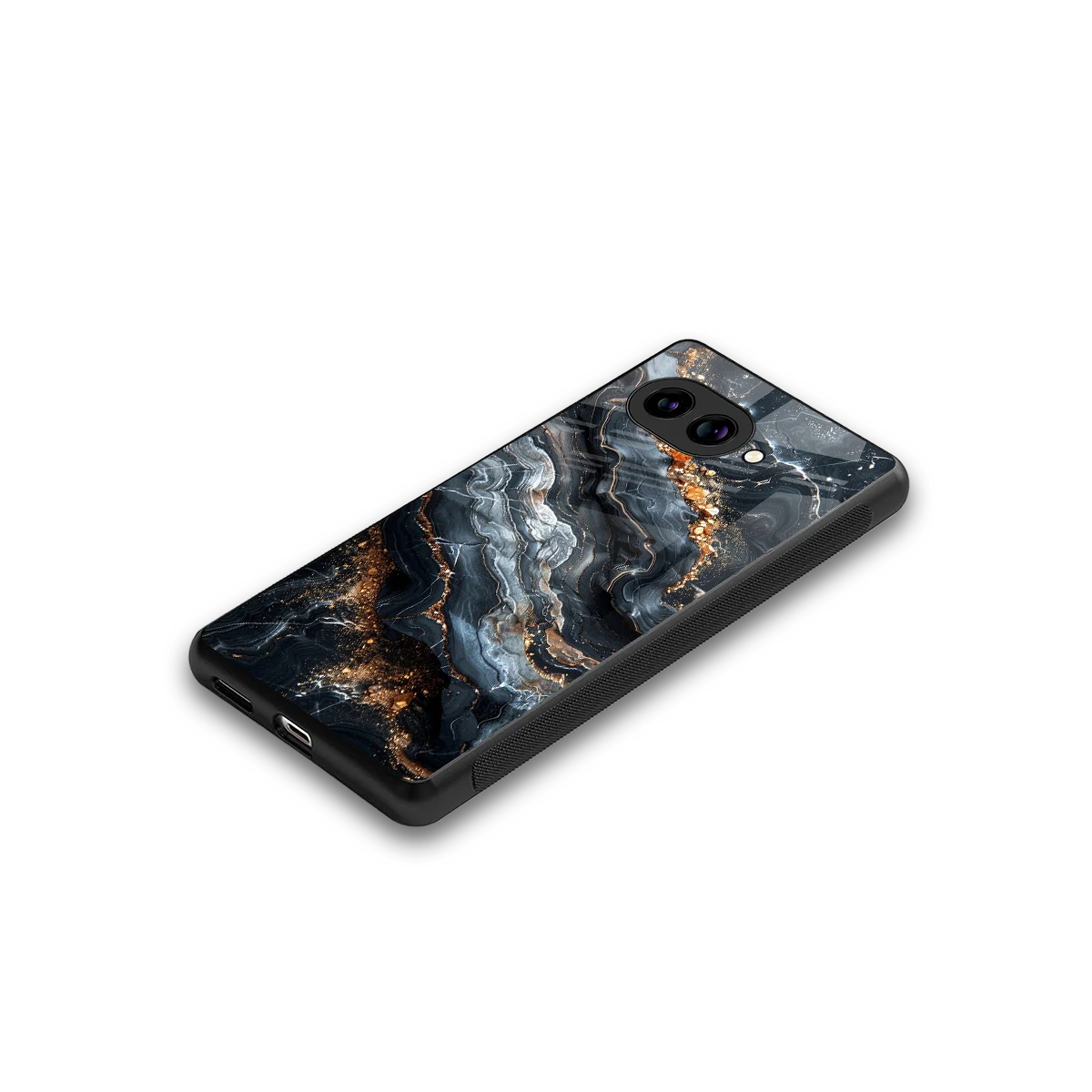Arctic Stone stylish phone case for google pixel 10a | glossy glass and slim fit