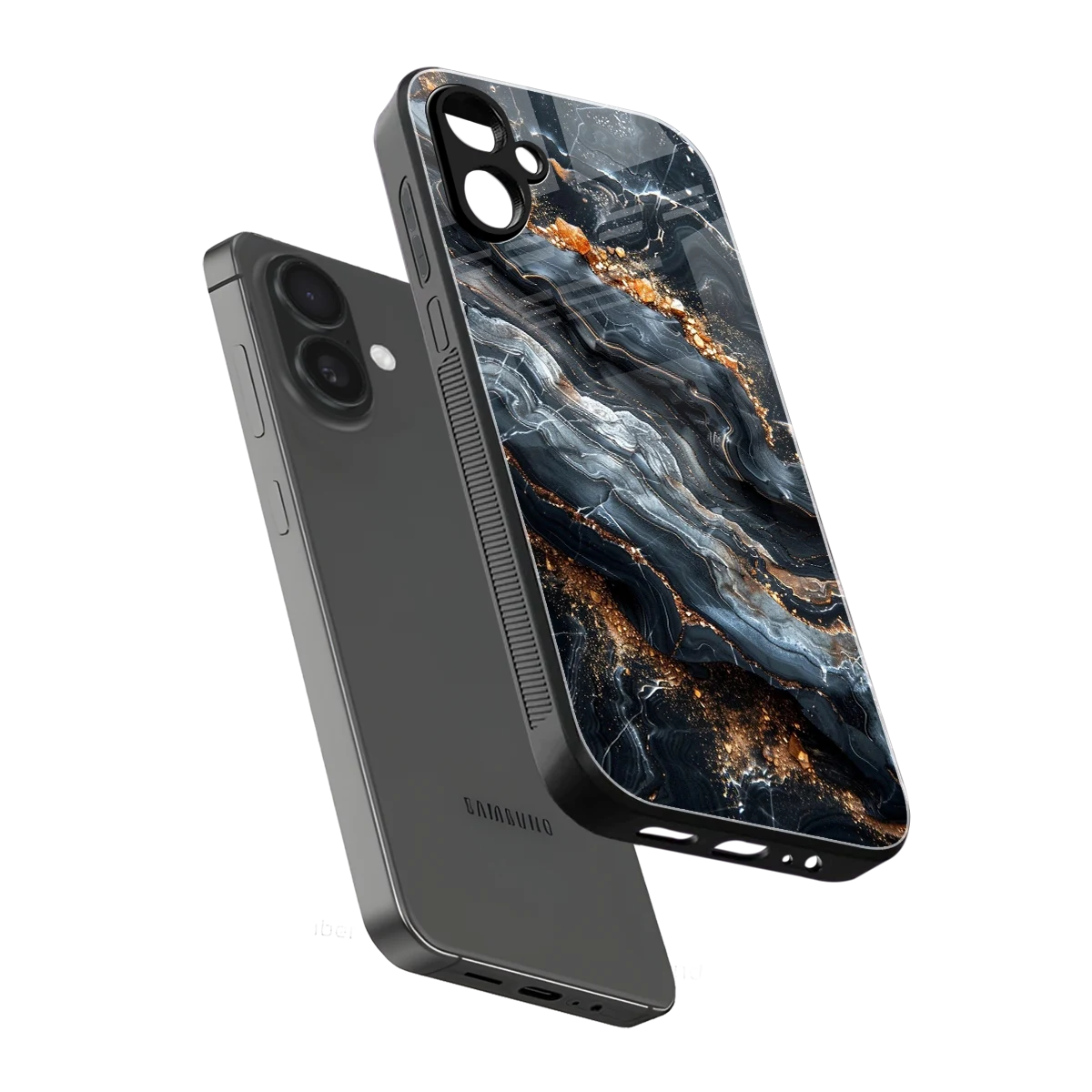 Arctic Stone sleek samsung galaxy a06 5g cover with tempered glass back and TPU edges