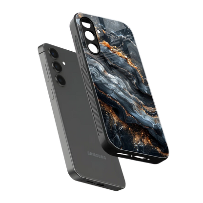 Arctic Stone sleek samsung galaxy a55 5g cover with tempered glass back and TPU edges