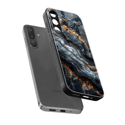 Arctic Stone sleek samsung galaxy m36 5g cover with tempered glass back and TPU edges