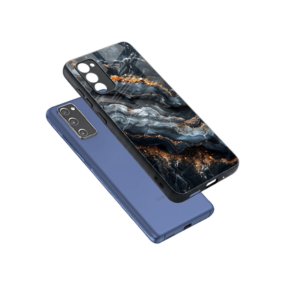 Arctic Stone sleek samsung galaxy s20 fe cover with tempered glass back and TPU edges