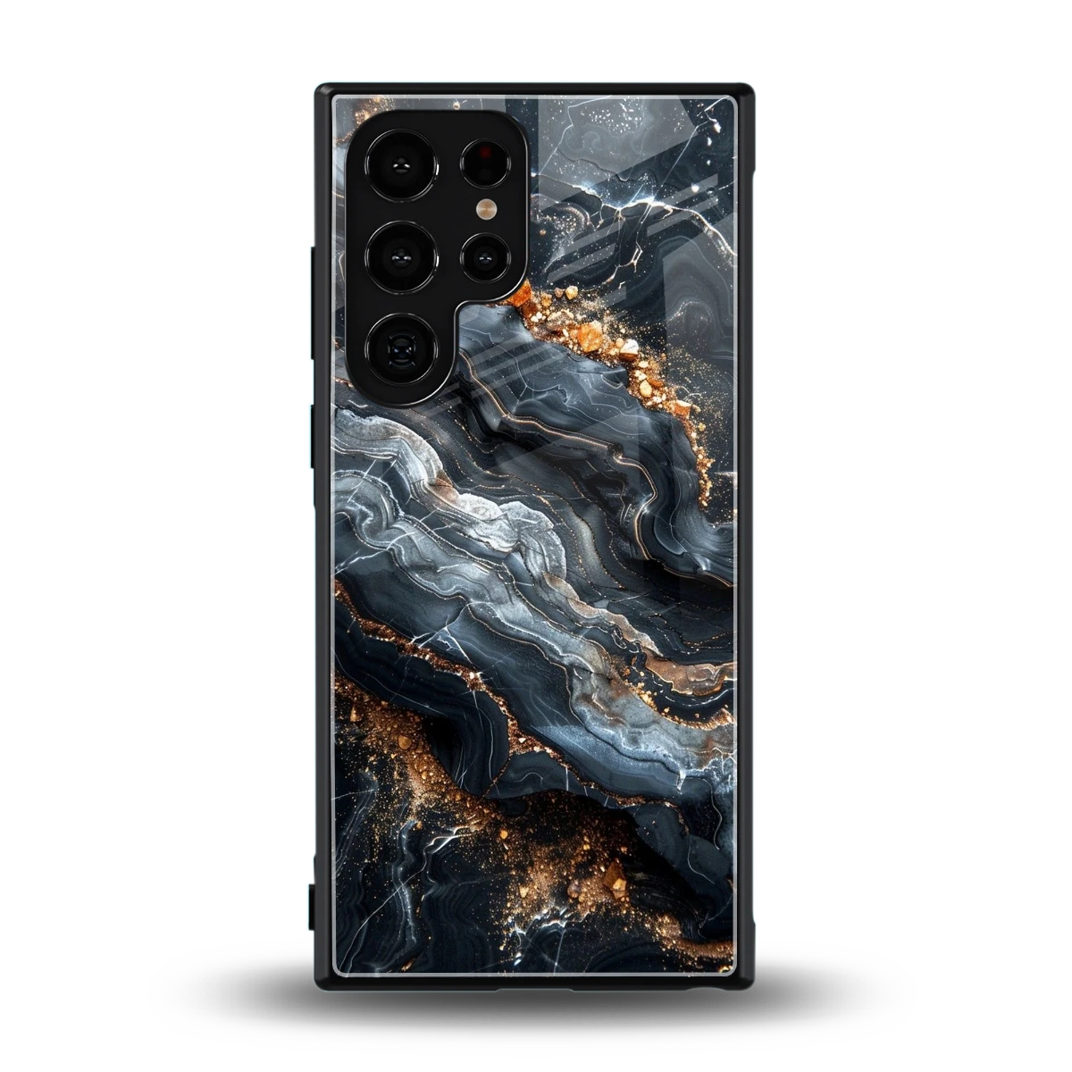 Arctic Stone back phone cover | glass case for samsung galaxy s24 ultra