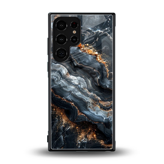 Arctic Stone back phone cover | glass case for samsung galaxy s24 ultra