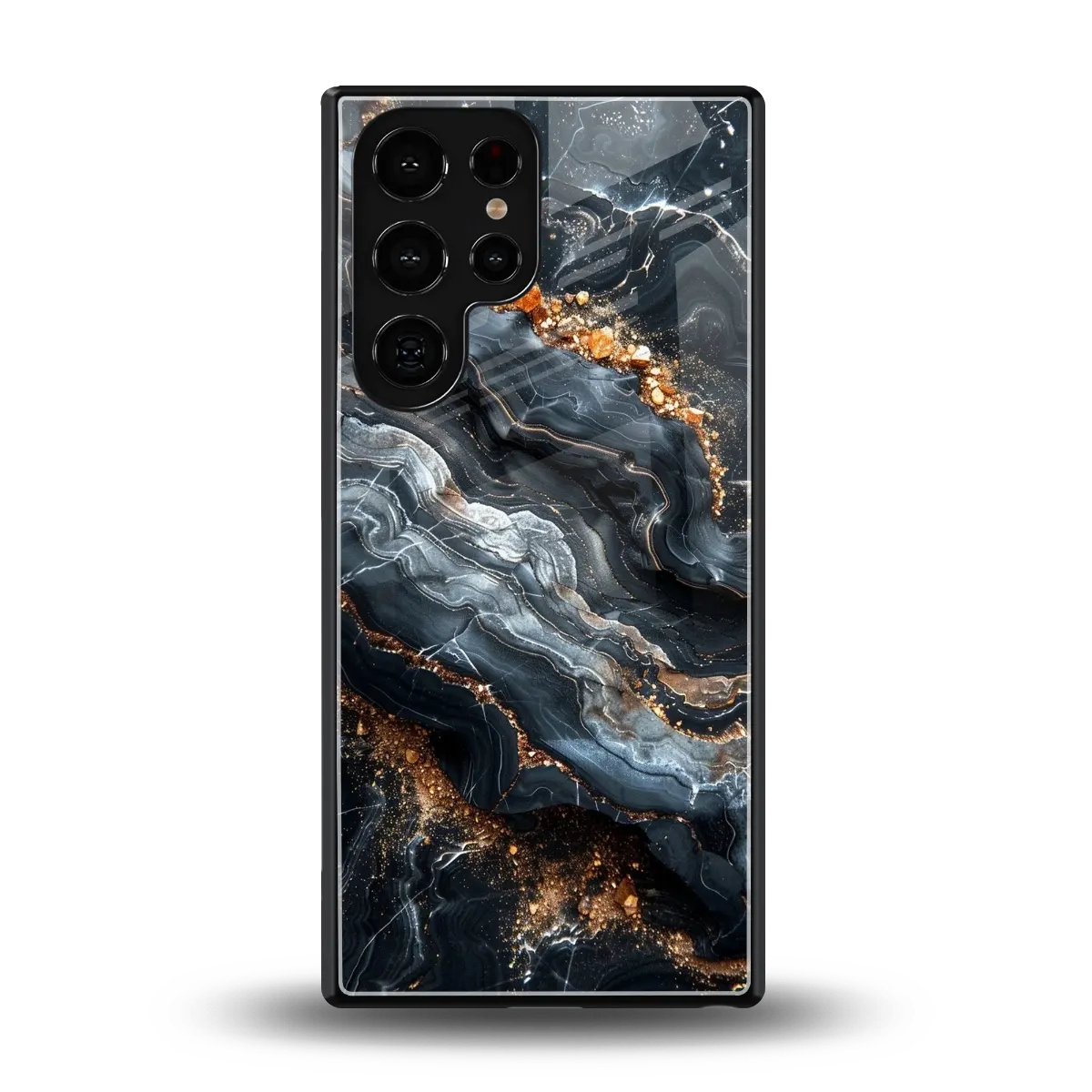 Arctic Stone back phone cover | glass case for samsung galaxy s25 ultra