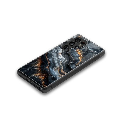 Arctic Stone stylish phone case for samsung galaxy s25 ultra | glossy glass and slim fit